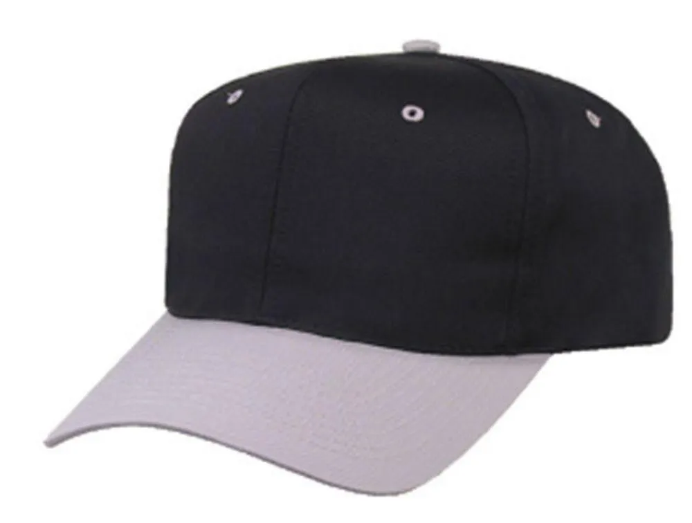 150 LOT Blank Two Tone Cotton Twill Baseball Hats Caps Snapback Wholesale Lot