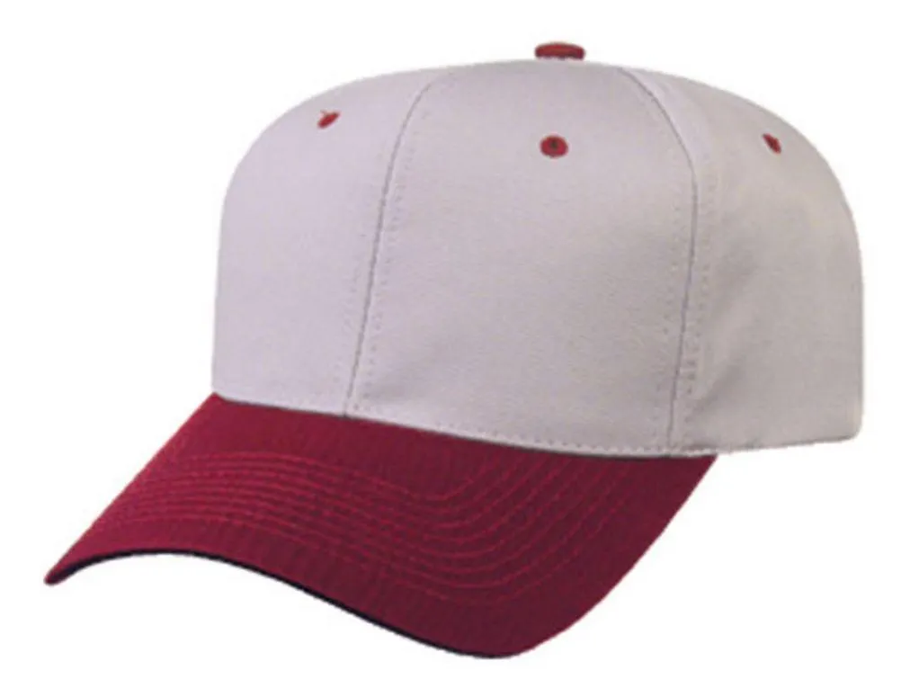 150 LOT Blank Two Tone Cotton Twill Baseball Hats Caps Snapback Wholesale Lot