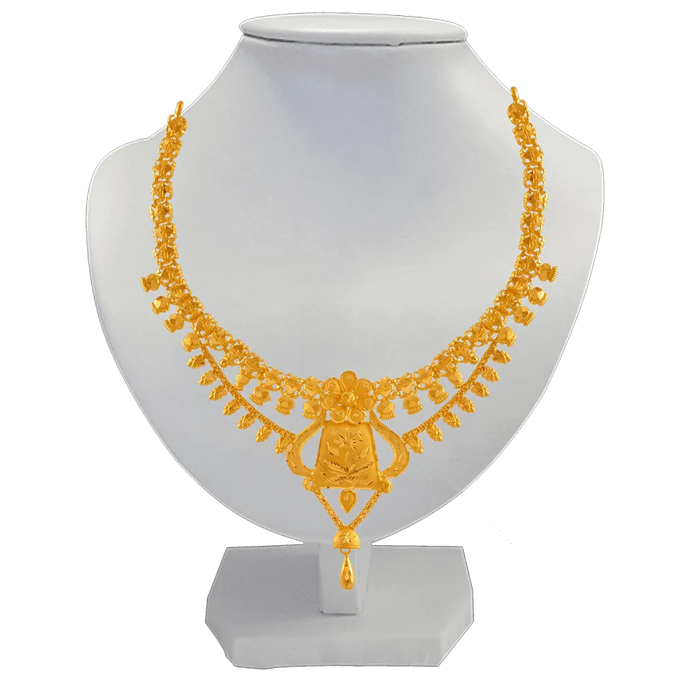 22KT Yellow Gold Necklace For Women