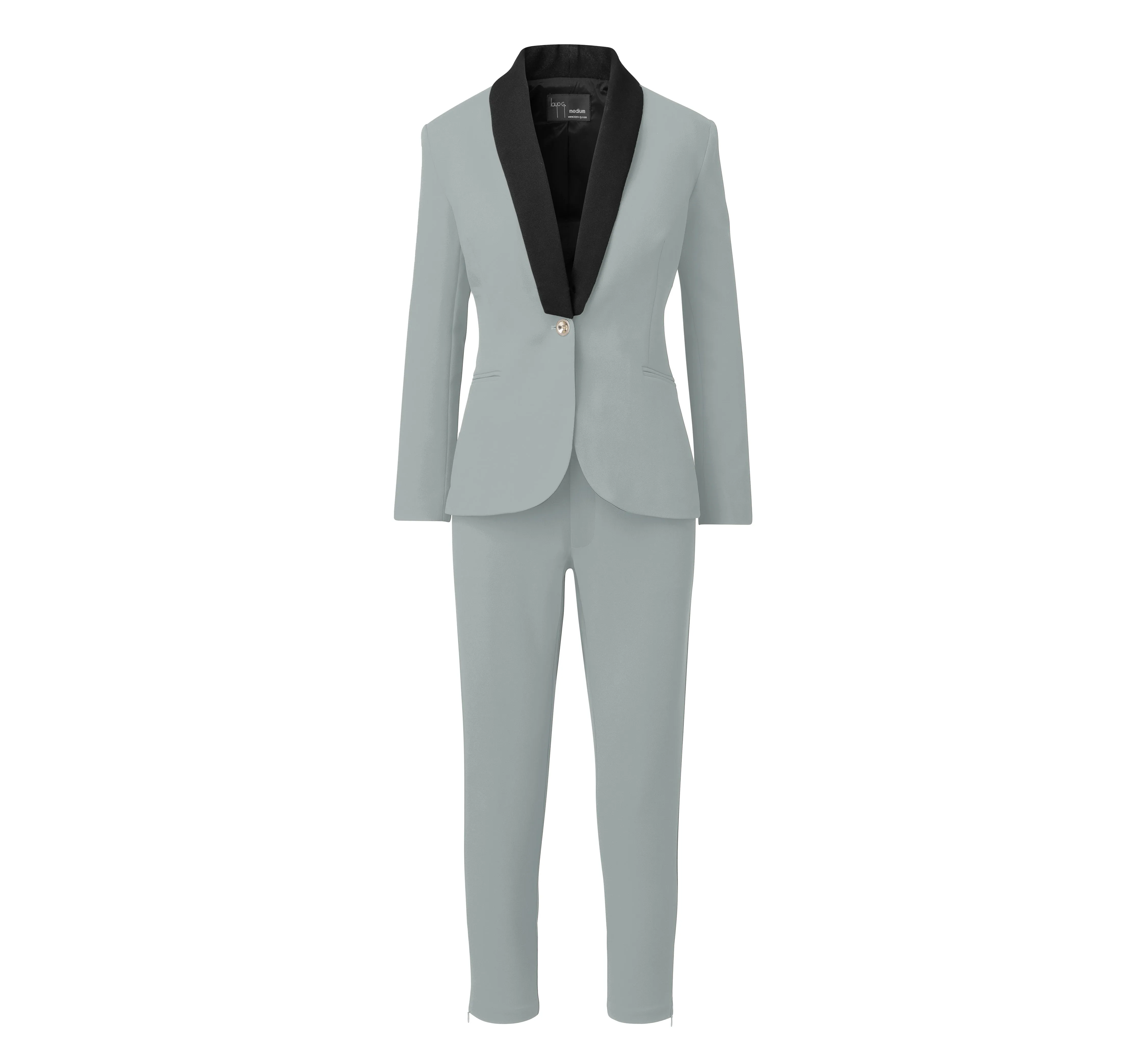 A Rebellious Leggings Suit Set- Seafoam Gray