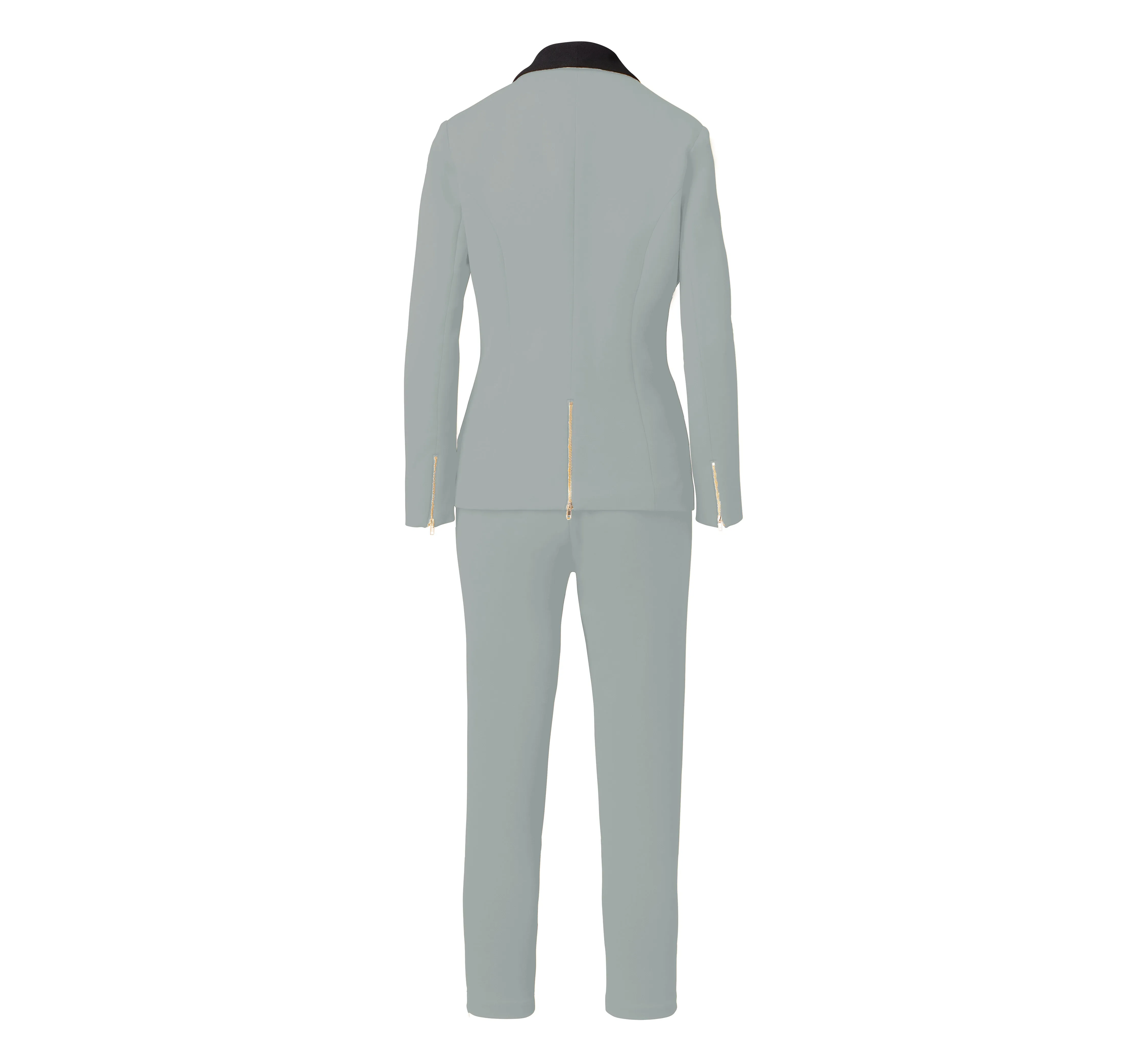 A Rebellious Leggings Suit Set- Seafoam Gray