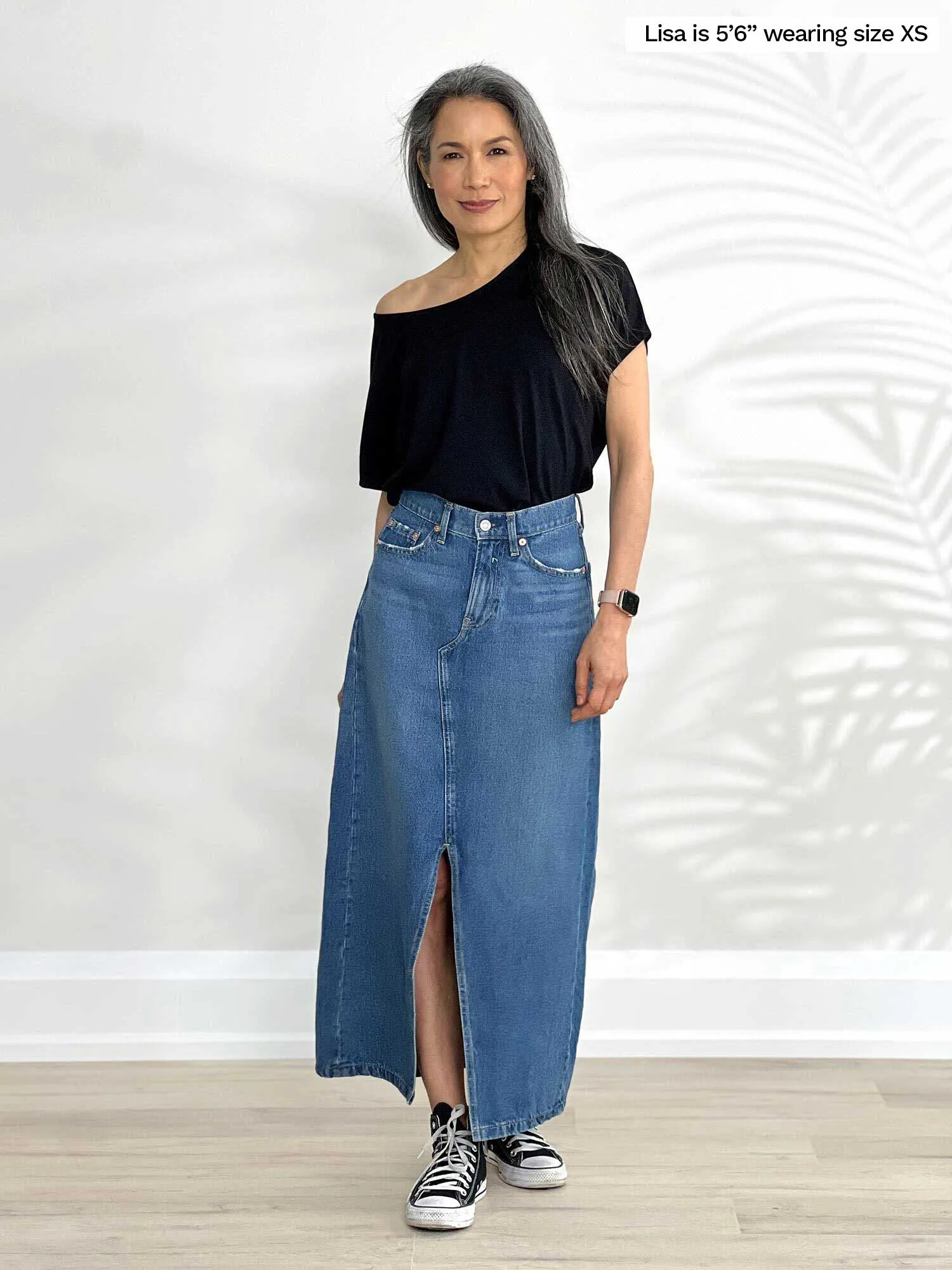 Adisa reversible neckline slouchy dolman top - FINAL SALE