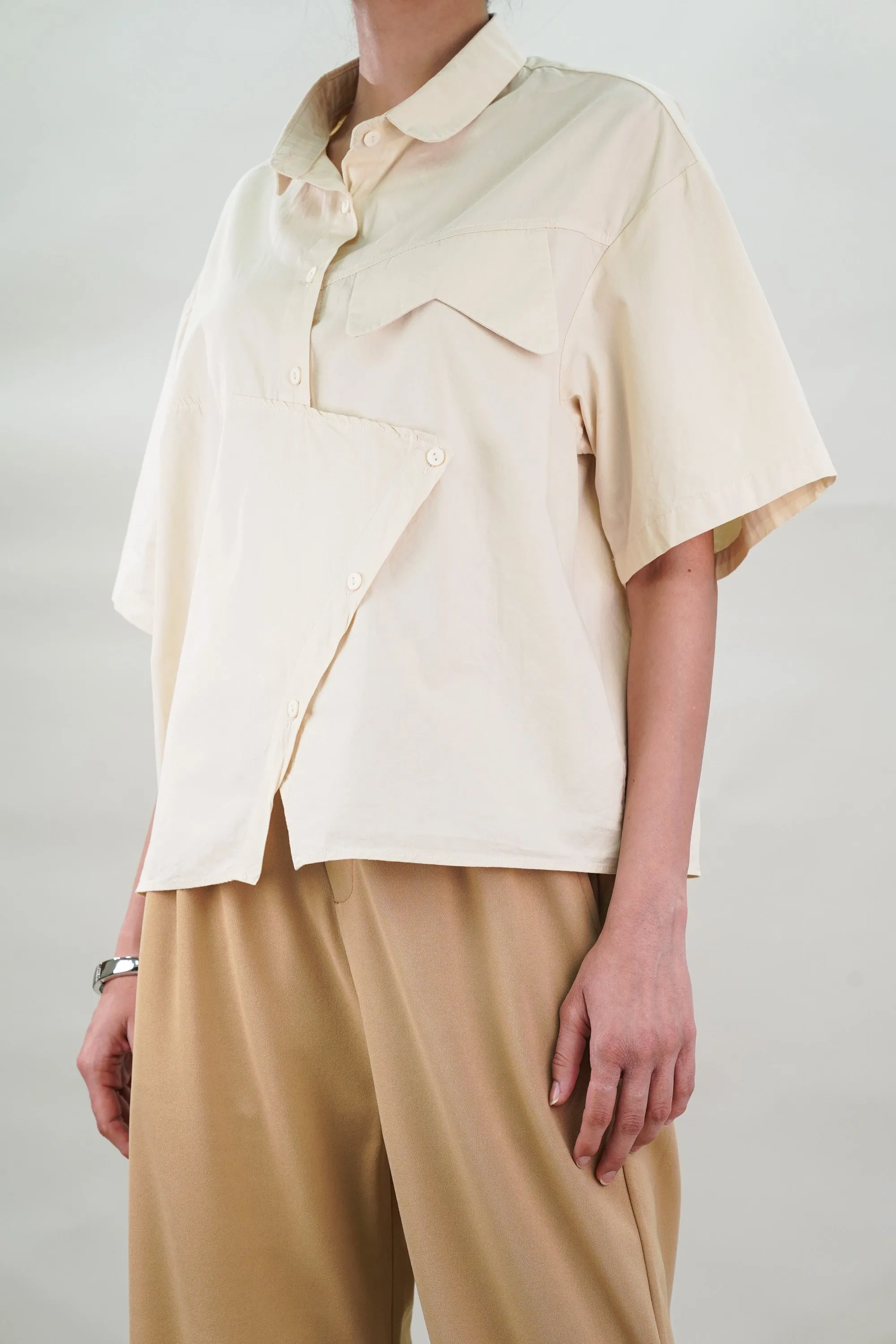 Ample Flap Shirt and Trouser Coord Set