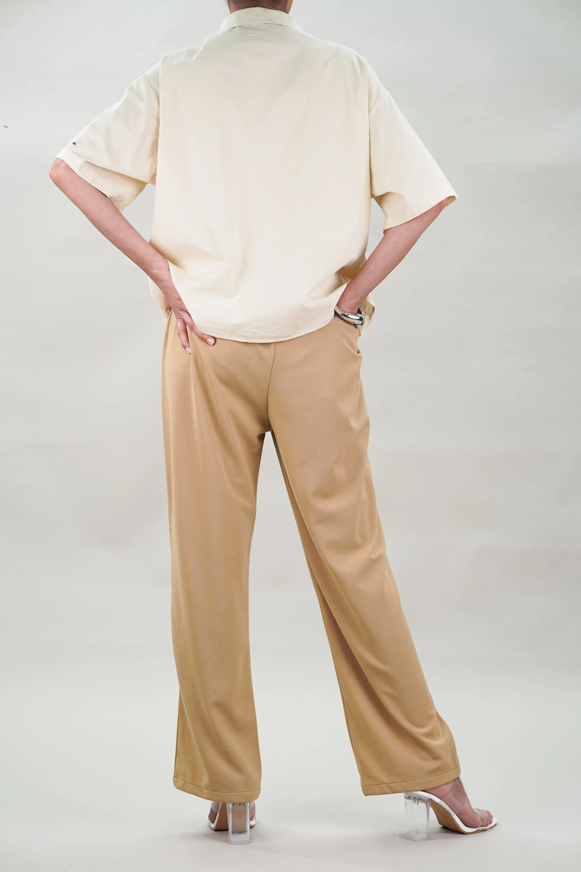 Ample Flap Shirt and Trouser Coord Set