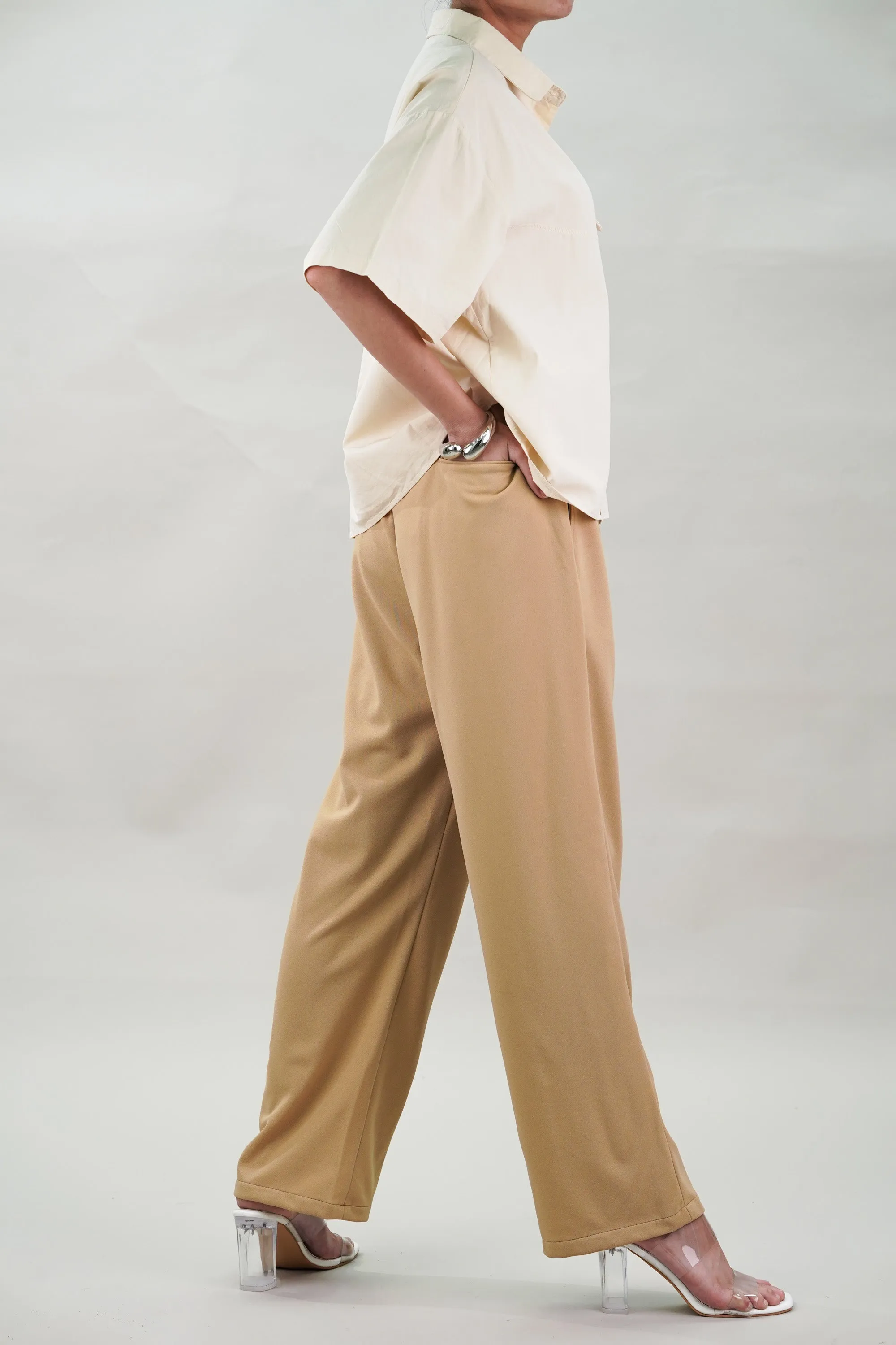 Ample Flap Shirt and Trouser Coord Set