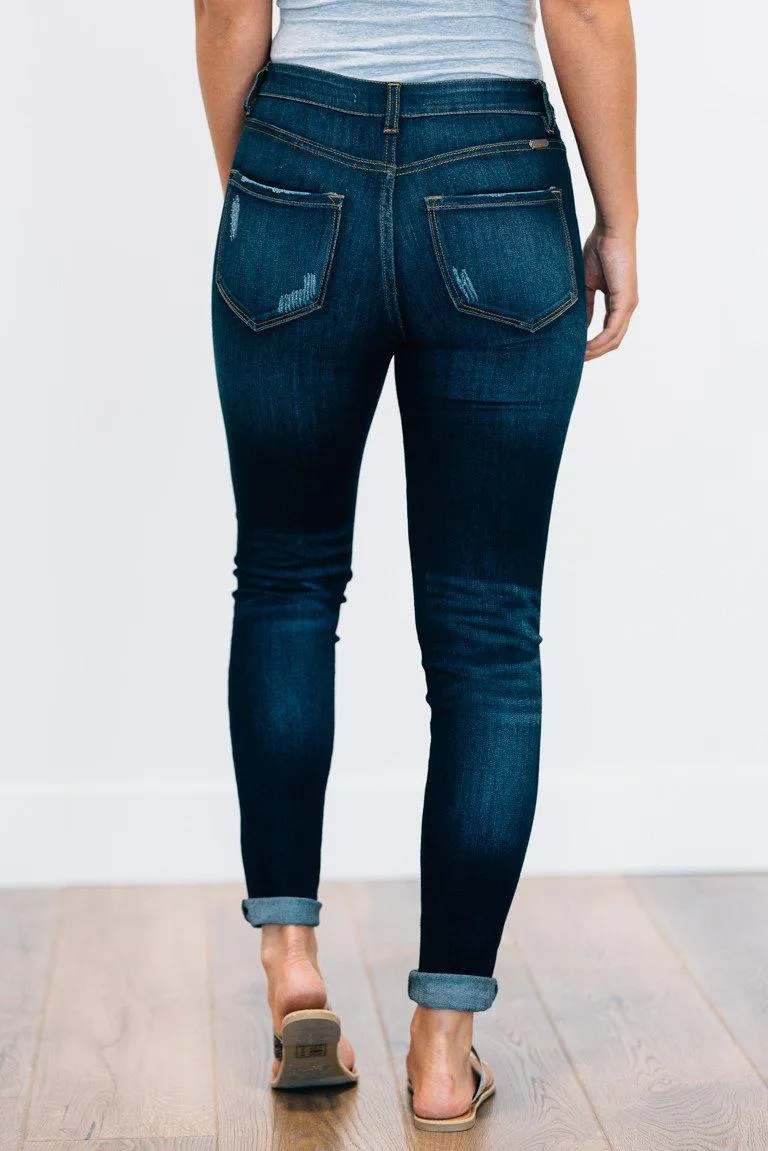 Cassidy Dark Wash Skinny Jeans