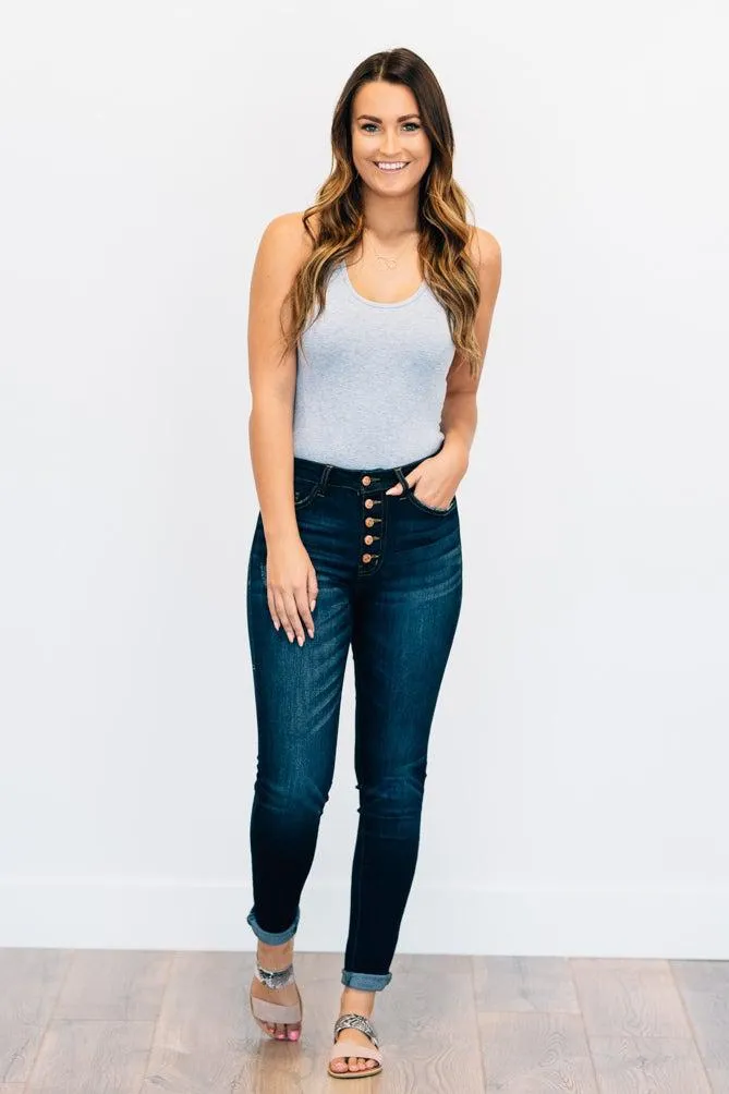 Cassidy Dark Wash Skinny Jeans