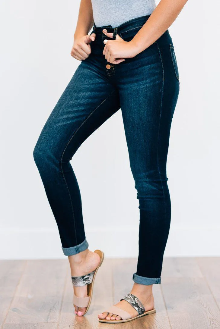 Cassidy Dark Wash Skinny Jeans