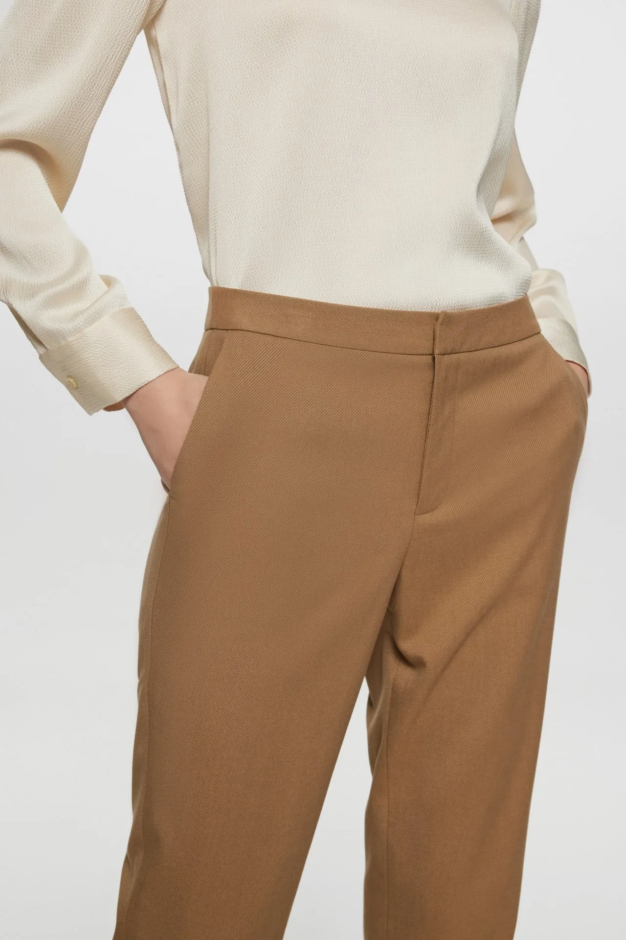 Celeste Soft Touch Stretchable Cavalry Twill Suit Pants