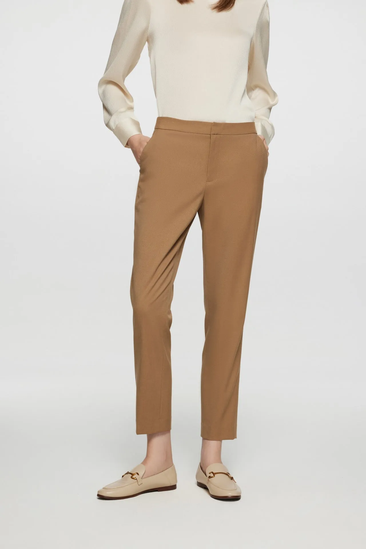 Celeste Soft Touch Stretchable Cavalry Twill Suit Pants