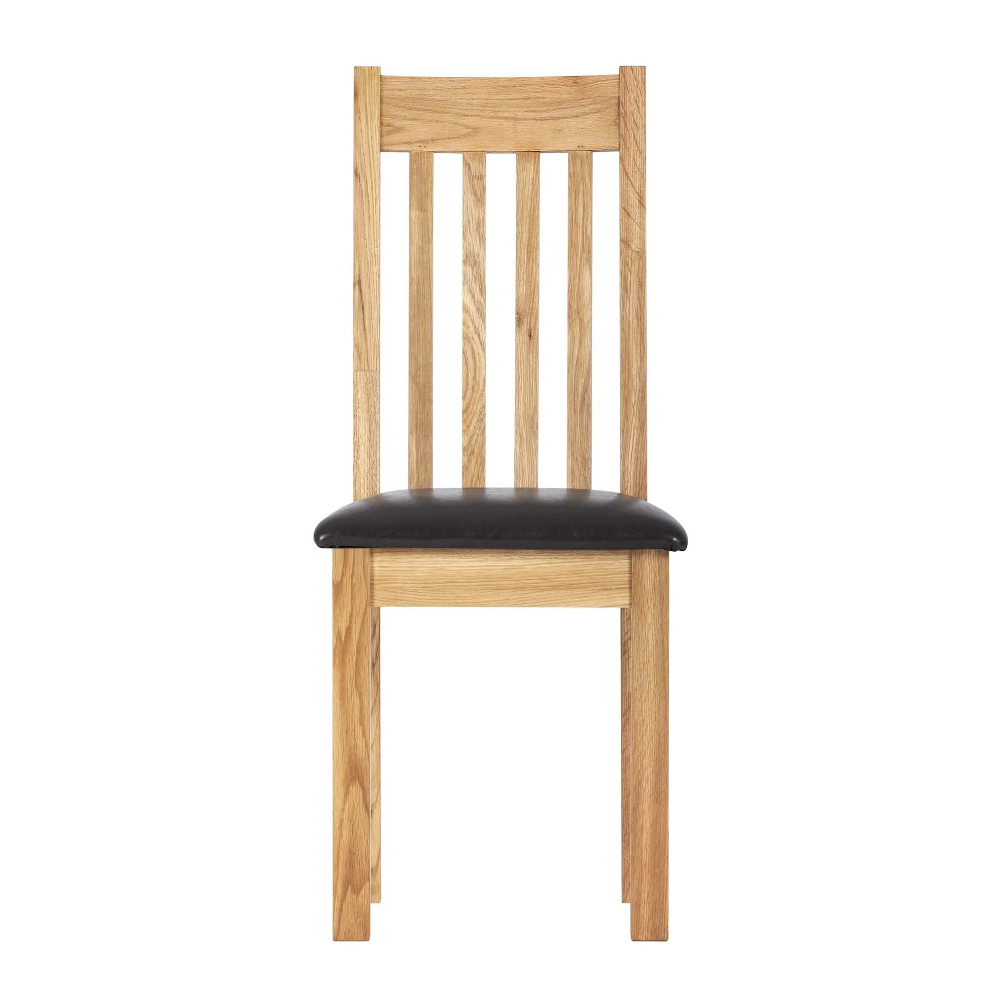 Charlestown Oak Dining Chair with Padded Seat