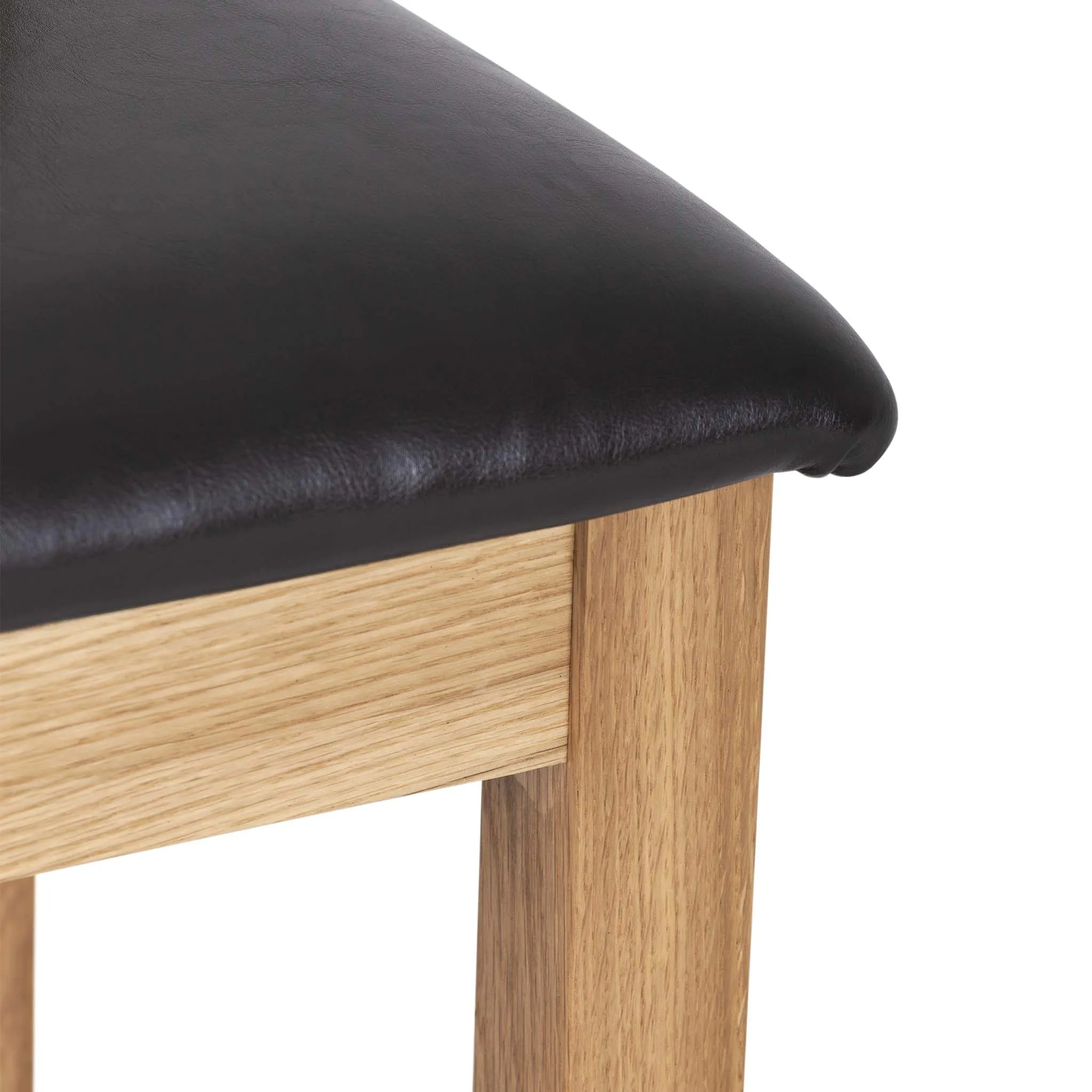 Charlestown Oak Dining Chair with Padded Seat