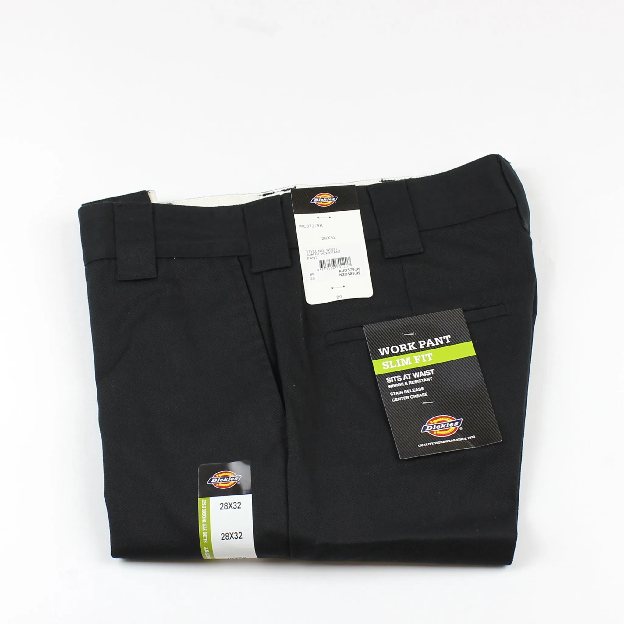 Dickies 872 Slim Fit Work Pant Black