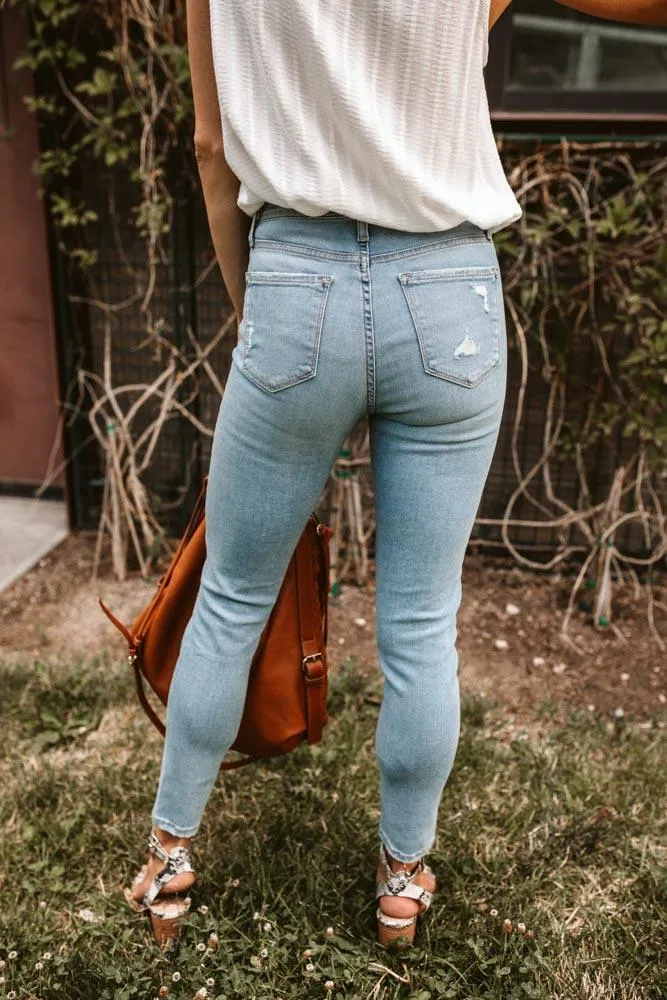 Flying Monkey High Rise Skinny Denim