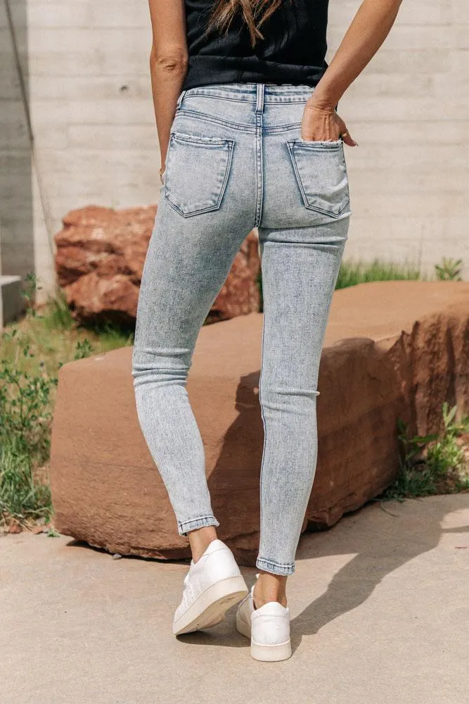 Flying Monkey Light Wash Skinny Jeans
