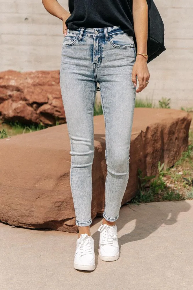 Flying Monkey Light Wash Skinny Jeans