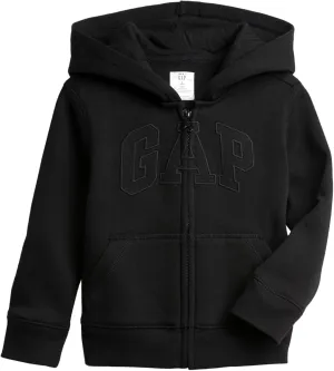 GAP Baby Boys' Playtime Favorites Logo Full Zip Hoodie Hooded Sweatshirt