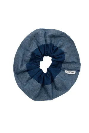 Giant Patchwork Scrunchie, Zero Waste, Japanese Denim