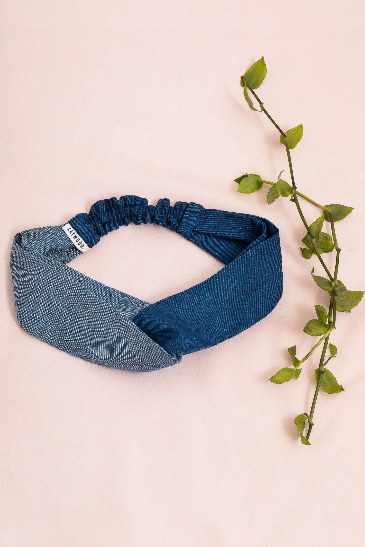 Giant Patchwork Scrunchie, Zero Waste, Japanese Denim