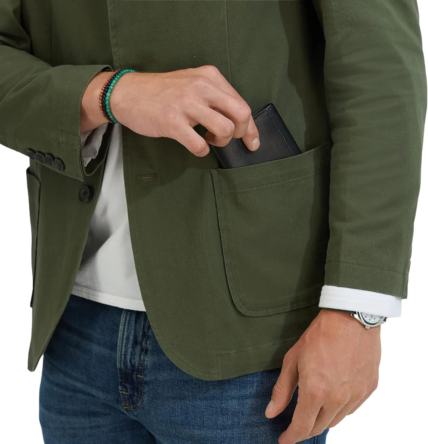 Haggar Men's Smart Wash Highland Blazer