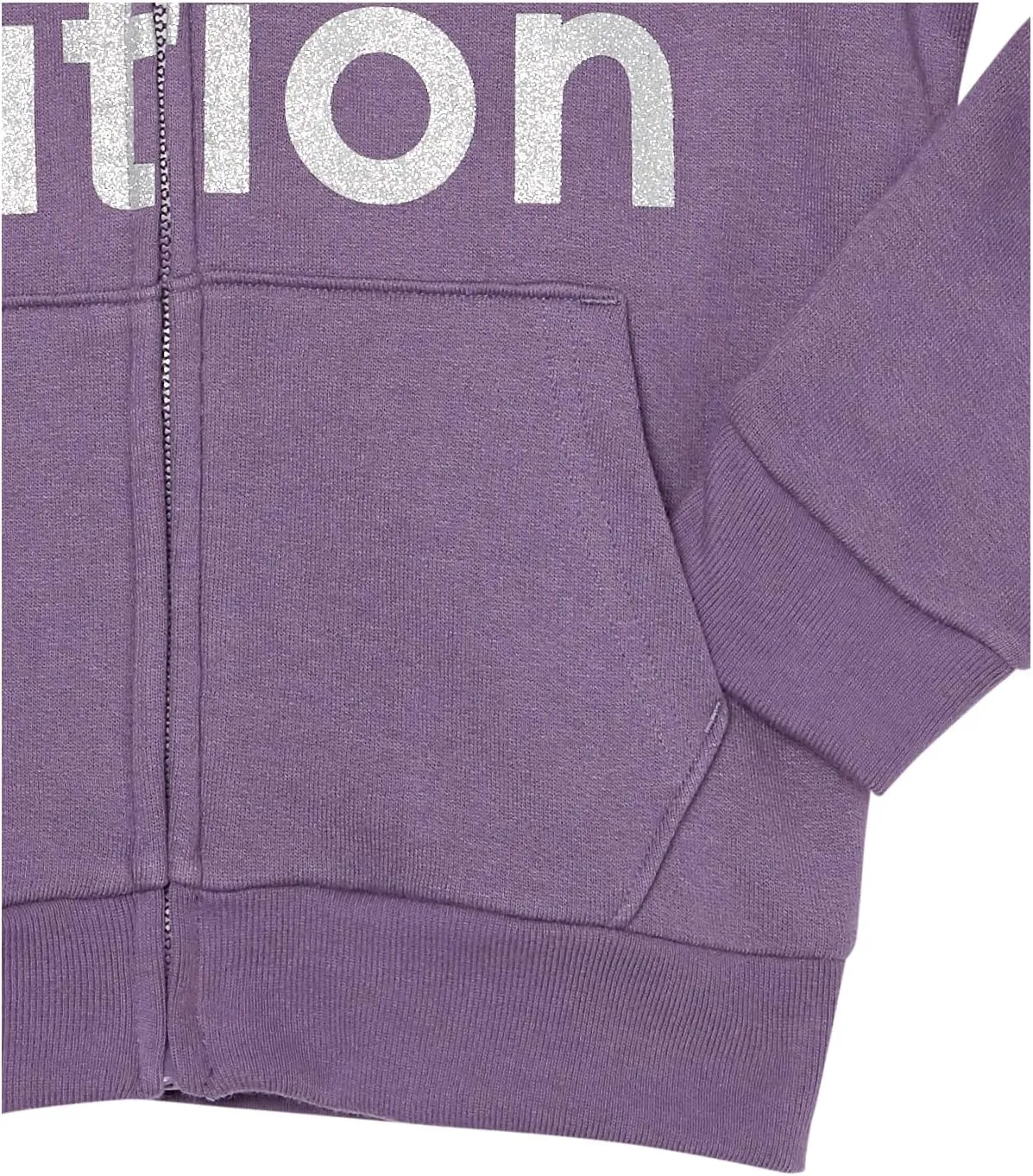 Happy Nation Girls Fleece Full Zip Hoodie Sweatshirt