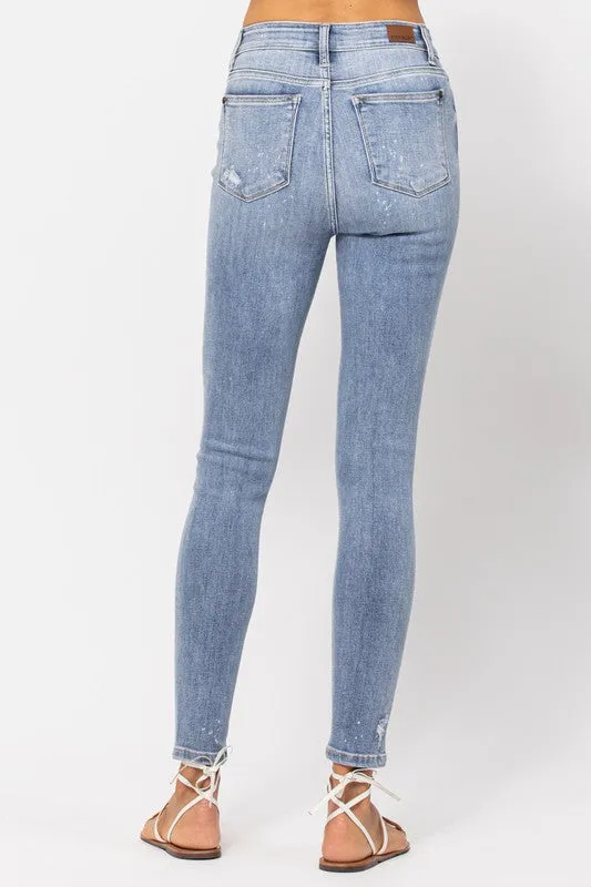 Judy Blue Bleach Splash Destroyed Skinny