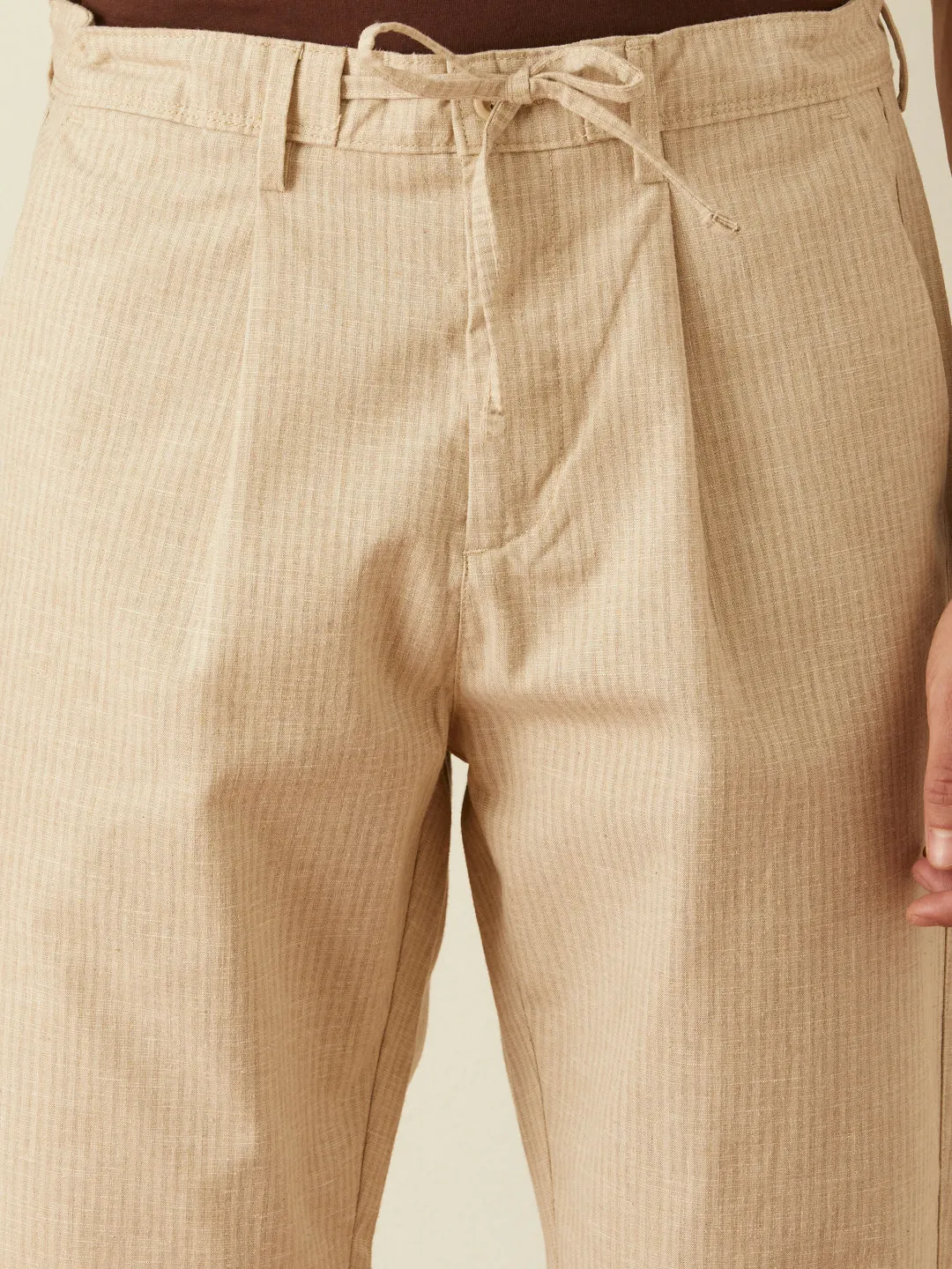 Jute Plain Loose Pants
