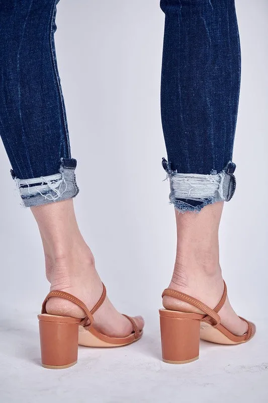Kayla MR Distressed Ankle Skinny With Cuff
