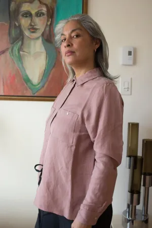 Lepidoptere Denise Shirt (Dusty Pink)