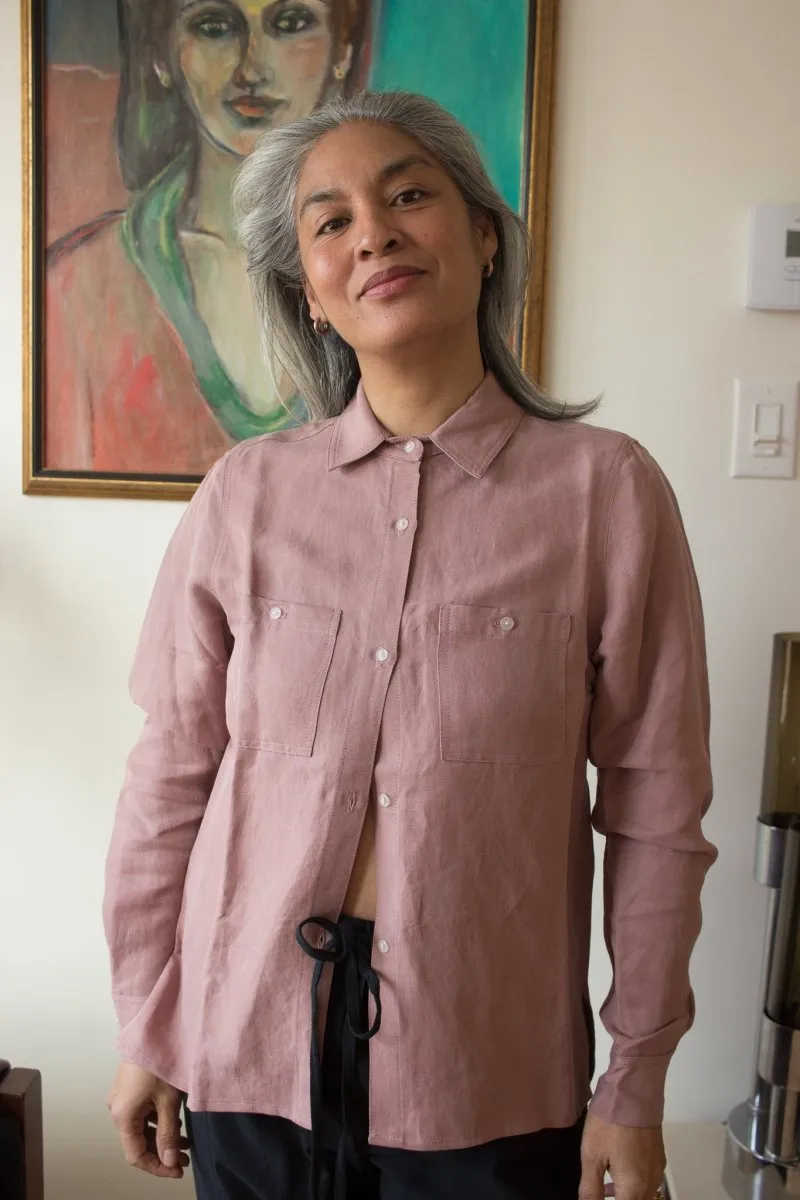 Lepidoptere Denise Shirt (Dusty Pink)
