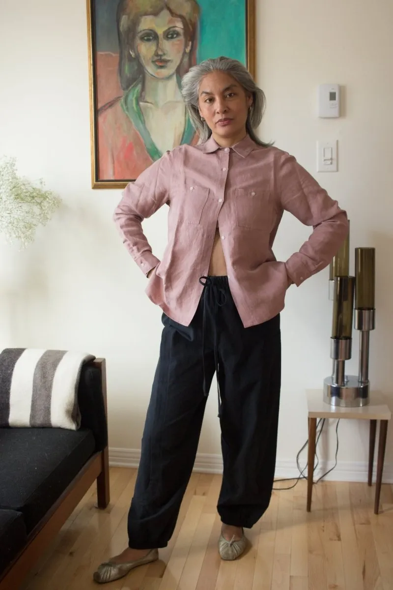 Lepidoptere Denise Shirt (Dusty Pink)