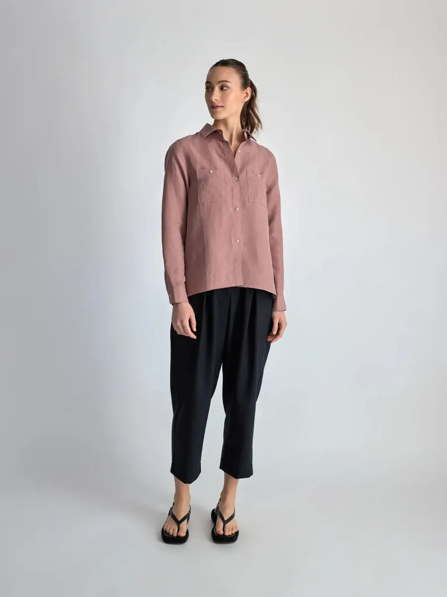 Lepidoptere Denise Shirt (Dusty Pink)