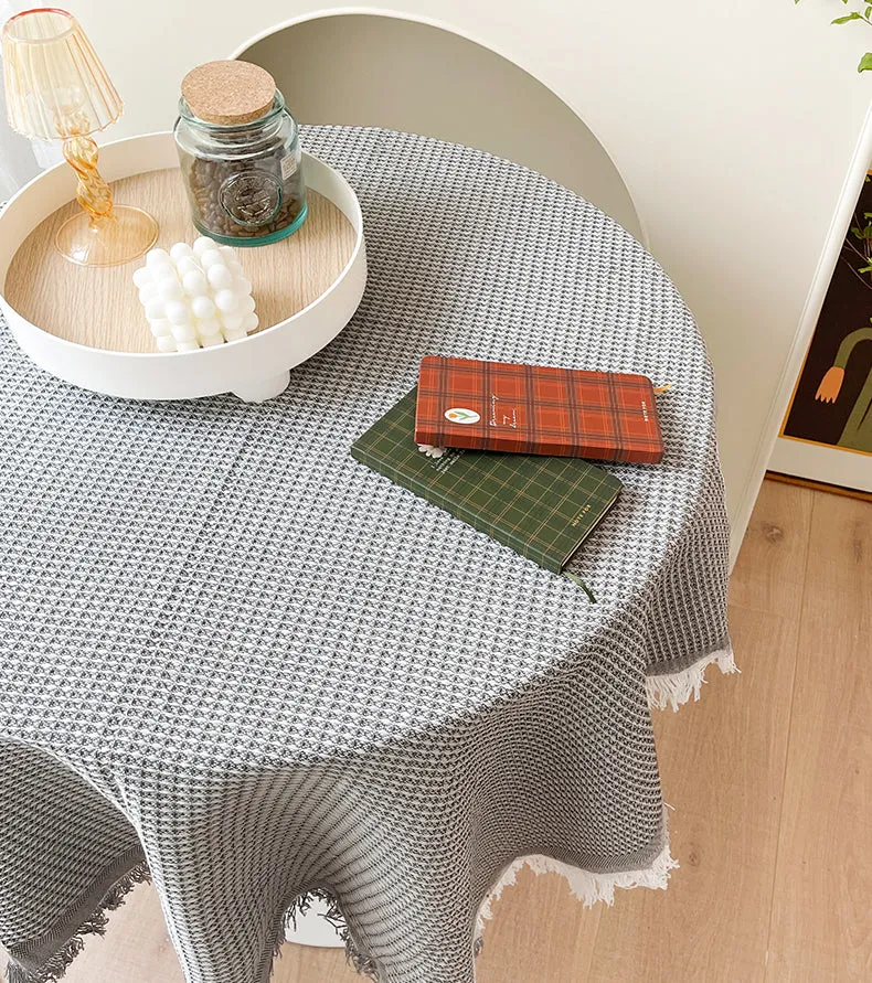 Linen Waffle Tablecloth