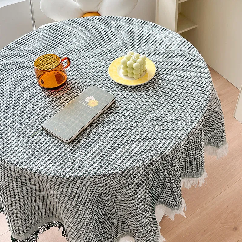 Linen Waffle Tablecloth
