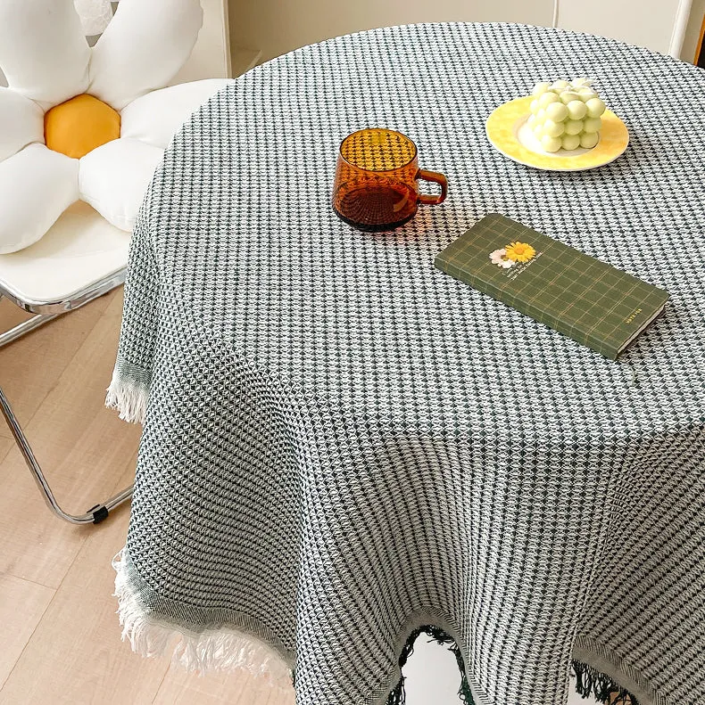Linen Waffle Tablecloth