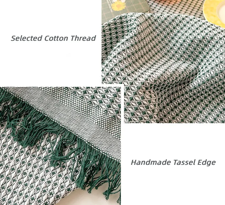 Linen Waffle Tablecloth