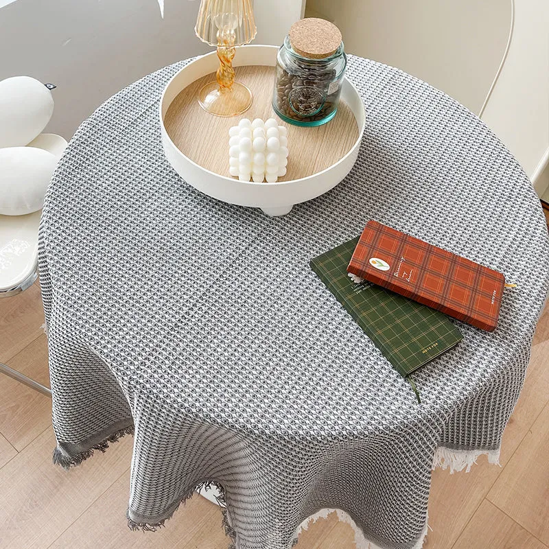 Linen Waffle Tablecloth