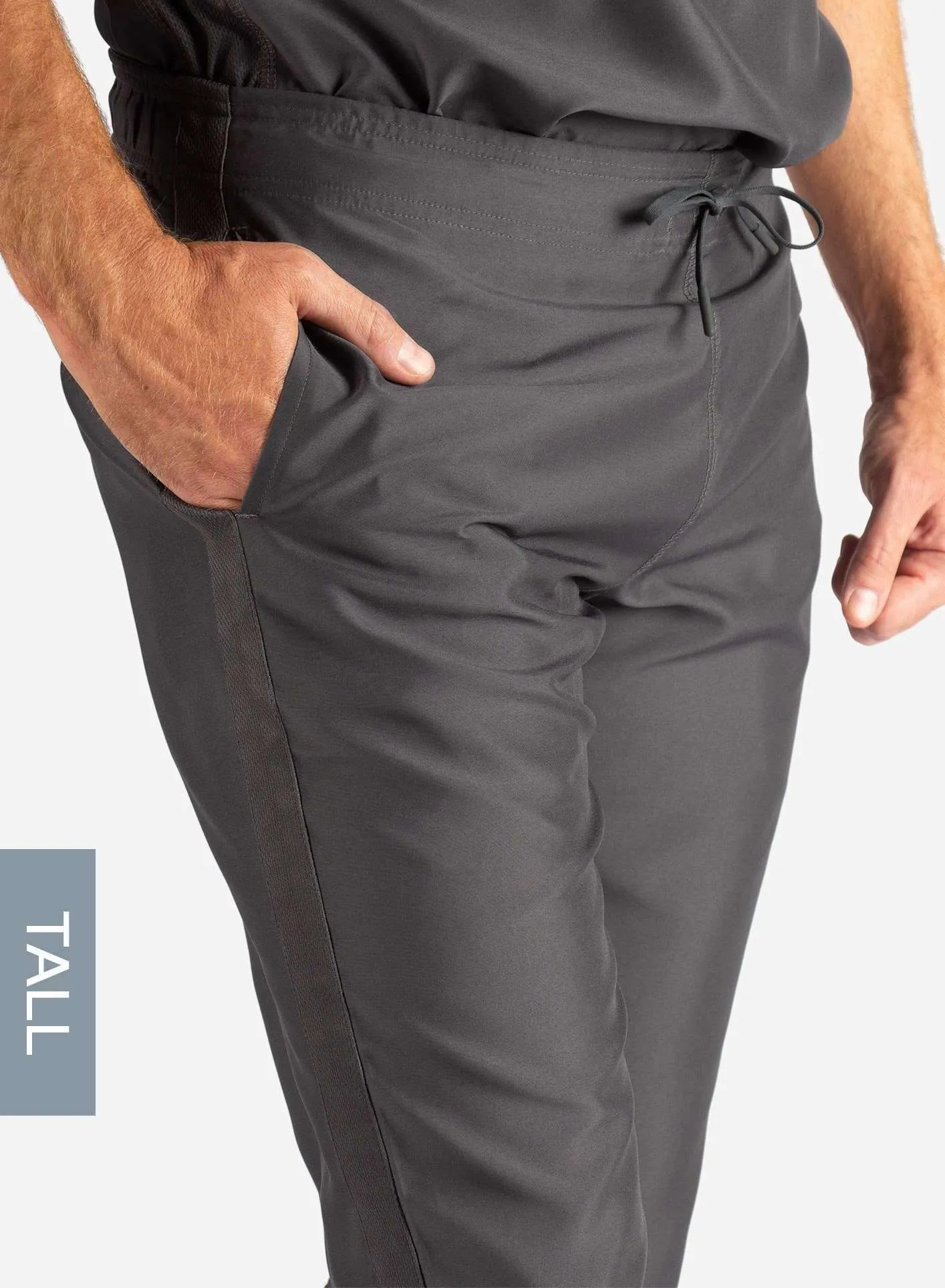 Men's Slim Fit Scrub Pants | Tall