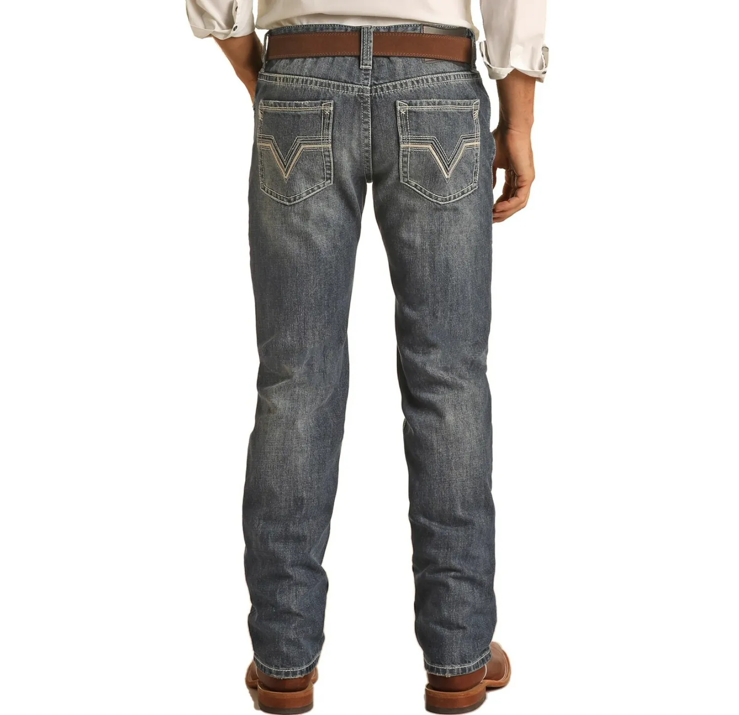 MSP3577 - Rock&Roll Denim Men's Regular Fit Stackable Bootcut Jean