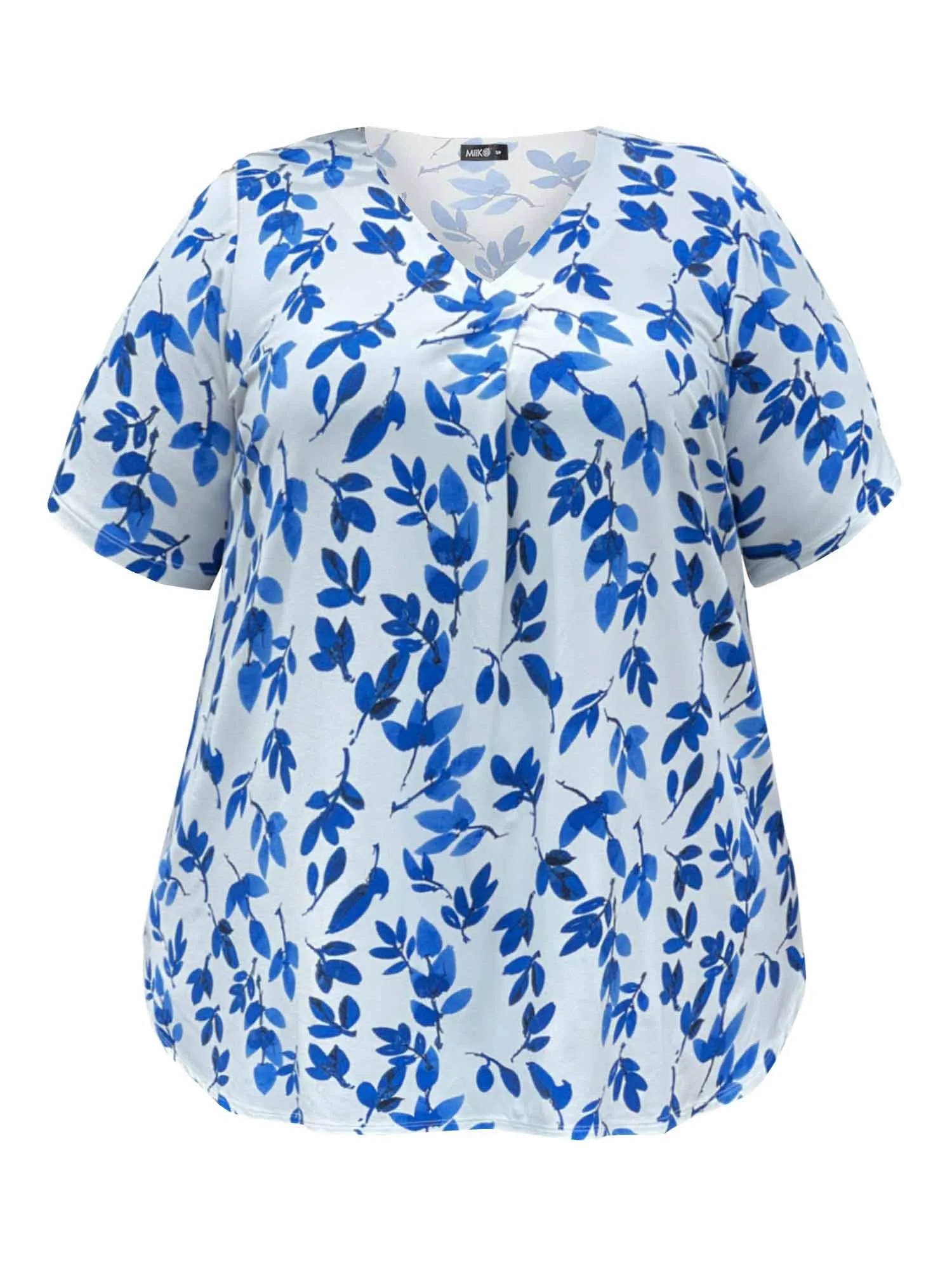Nafisa v-neck inverted pleat tunic - FINAL SALE