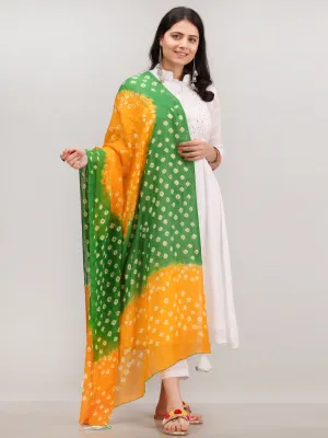 Noor Firosa - Self Work ALine Kurta Pant Set With Bandhini Dupatta - KS117AXXD1