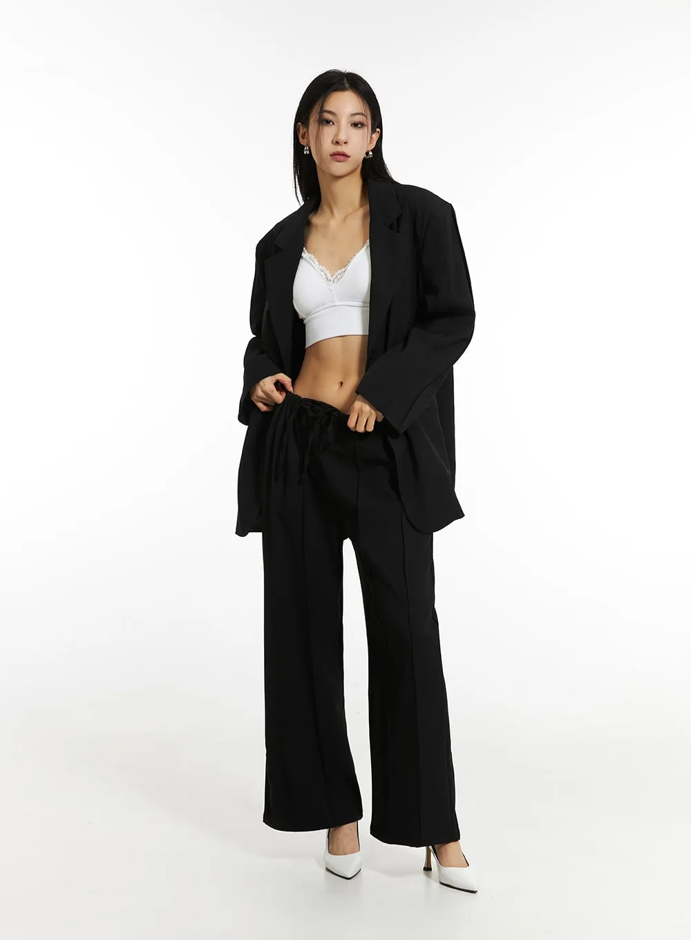 Oversize Loose Fit Blazer IN308