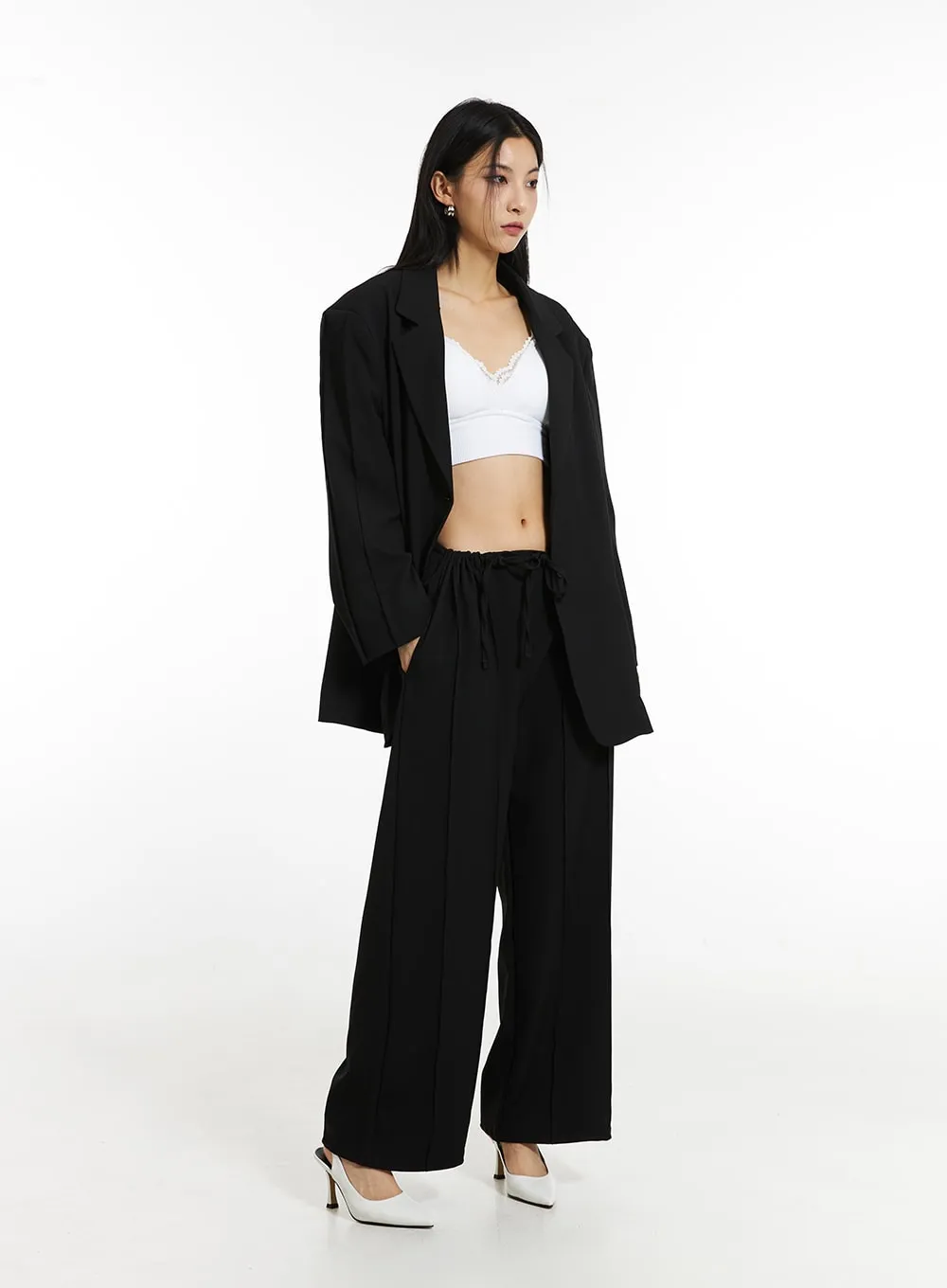 Oversize Loose Fit Blazer IN308