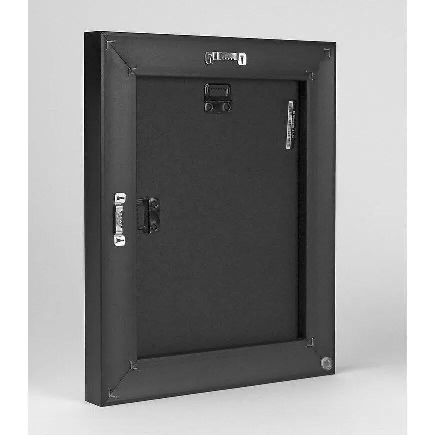 "Airplane pipes" Black Float Frame Canvas Art