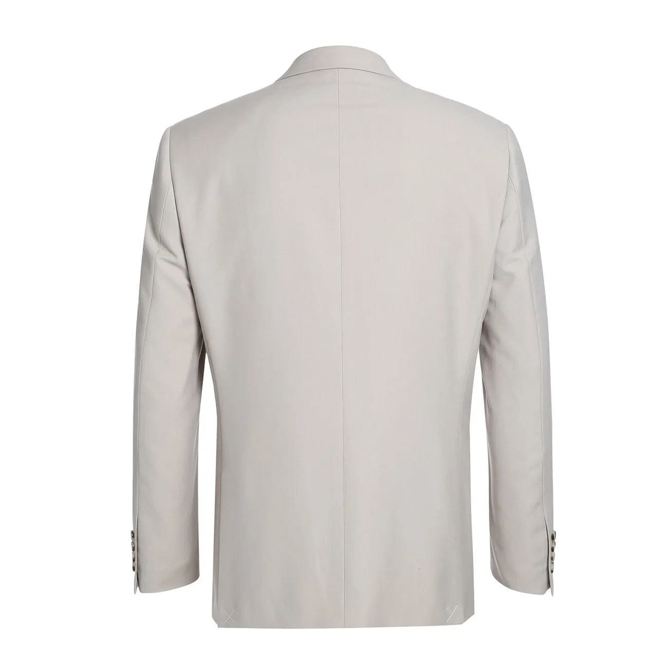 RENOIR Beige Slim Fit 2-Piece Single Breasted Notch Lapel Suit 201-84
