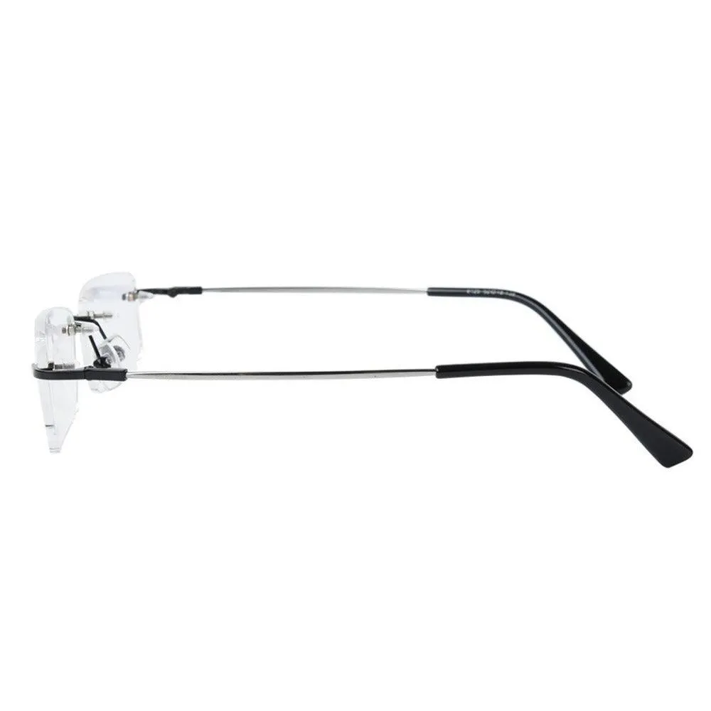 Rimless Flexible Titanium Alloy Anti-Blue Ray Glasses A8125