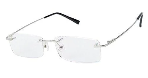 Rimless Flexible Titanium Alloy Anti-Blue Ray Glasses A8125