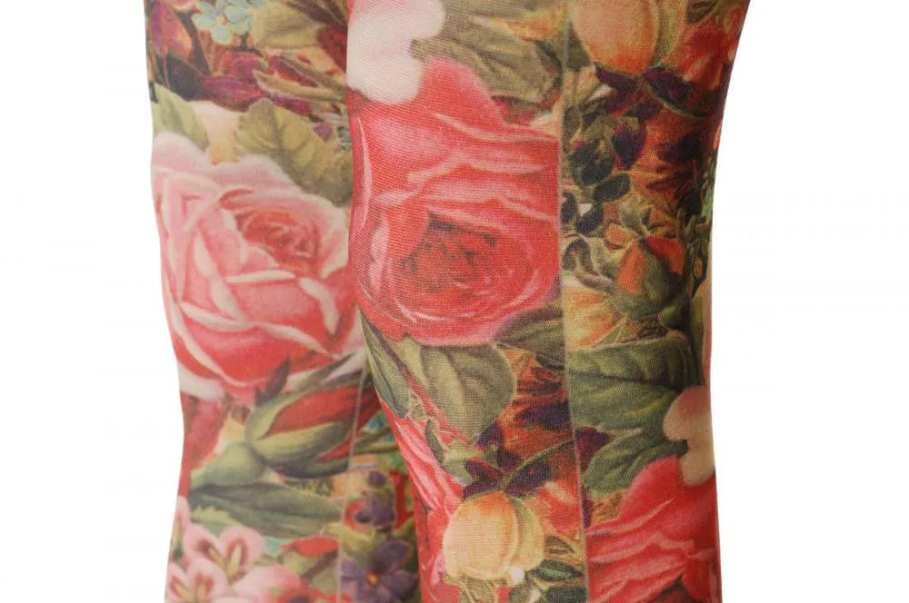 Roses Bouquet Vintage Footless