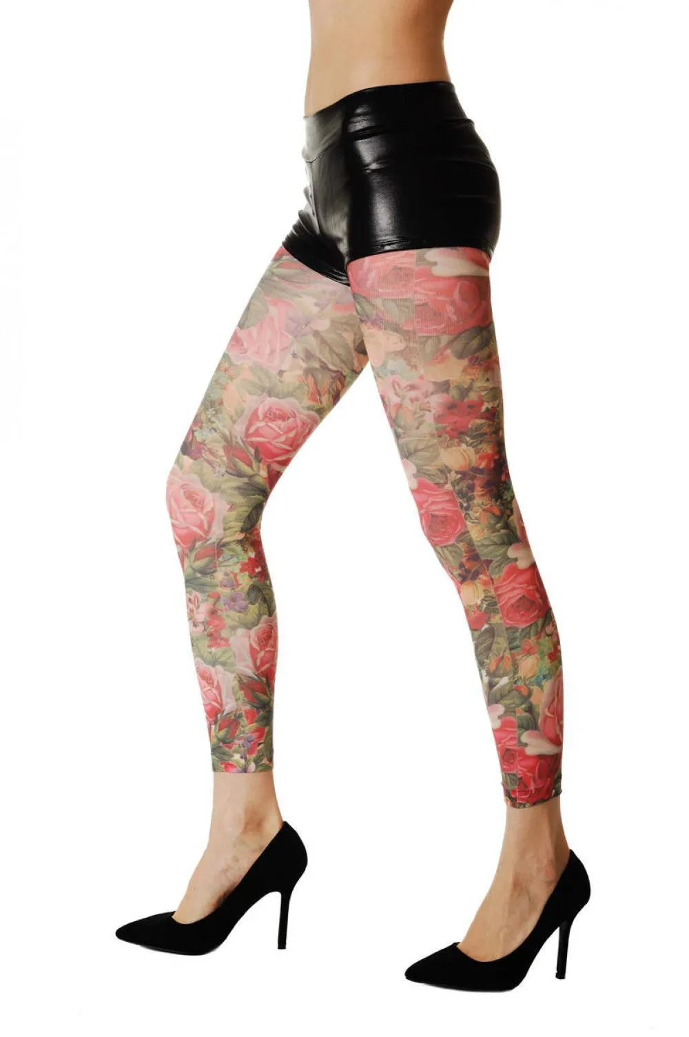 Roses Bouquet Vintage Footless