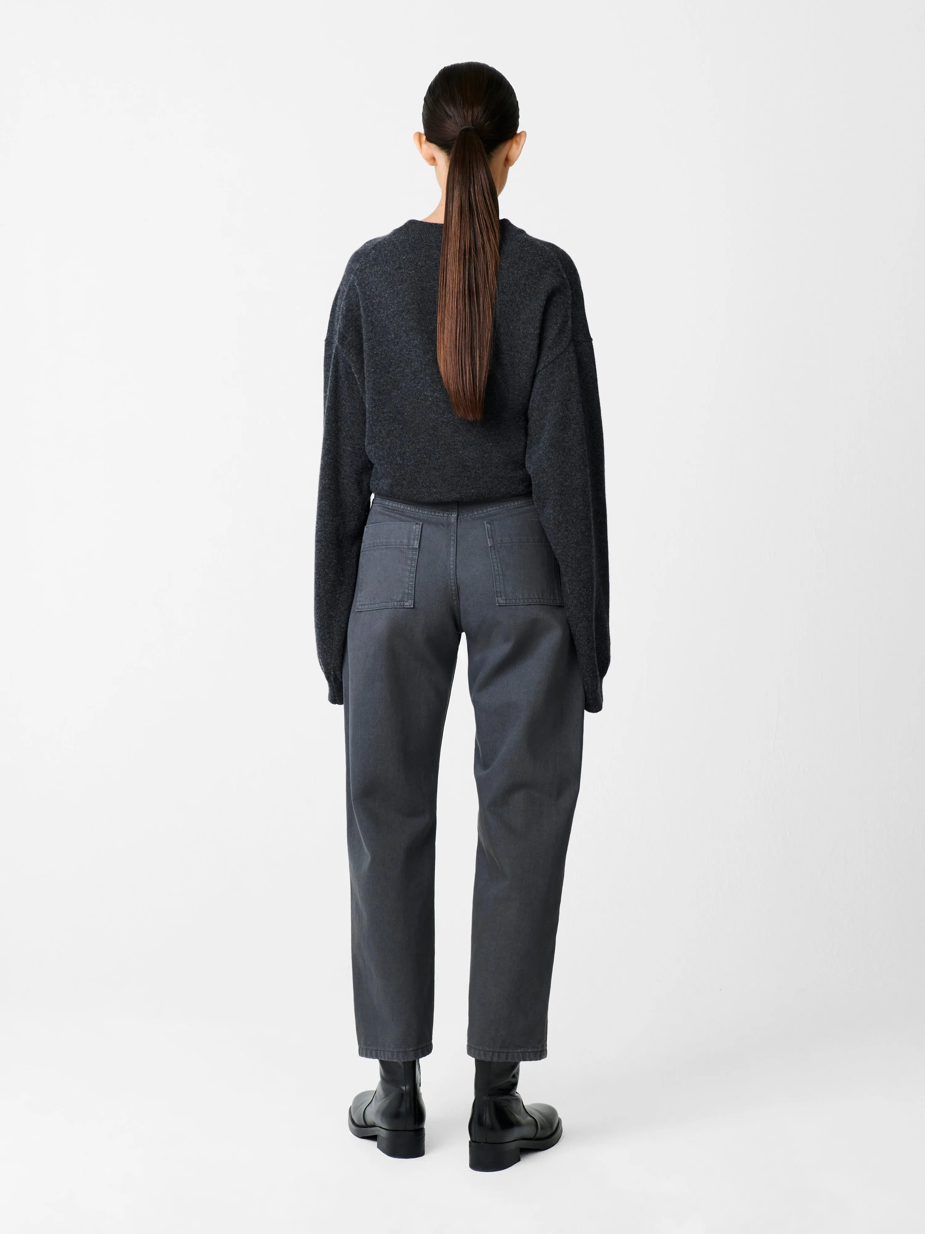 Ruthe Denim Pant in Tarmac